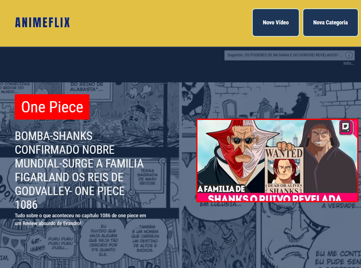 Anime flix, foto do site